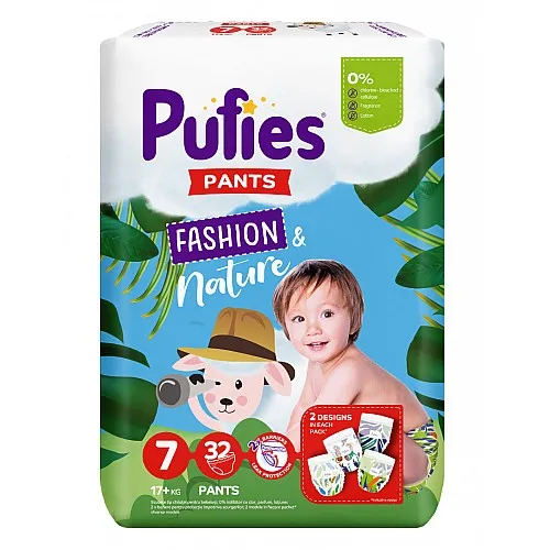 Pufies Пелени гащички 7 17+кг 32бр.