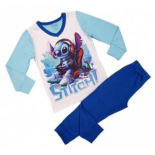 ВЕНЕРА Пижама с дълъг ръкав за момче Stitch 2-1533