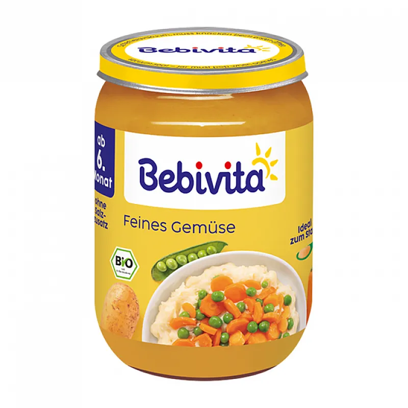 Bebivita БИО Различни зеленчуци 6м. 190г