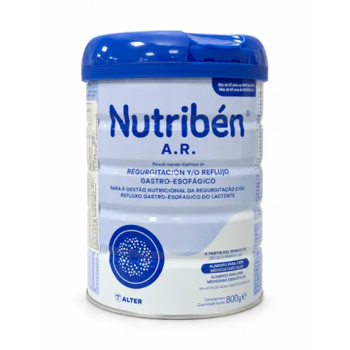 Nutribén A.R. Мляко от първия ден на раждането за диетотерапия при регургитация и/или гастроезофагeален рефлукс 0м. 800г
