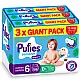 Pufies Еднократни пелени 6 13+кг 186бр. с подарък - плюшено агънце Пуфи