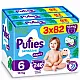 Pufies Еднократни пелени 6 13+кг 246бр. с подарък - плюшено агънце Пуфи