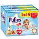 Pufies Supreme Гащички за еднократна употреба 6 15+кг 138бр. с подарък - плюшено агънце Пуфи