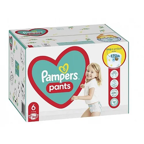 Pampers Гащички за еднократна употреба 6 Extra Large 14-19кг - 84бр.