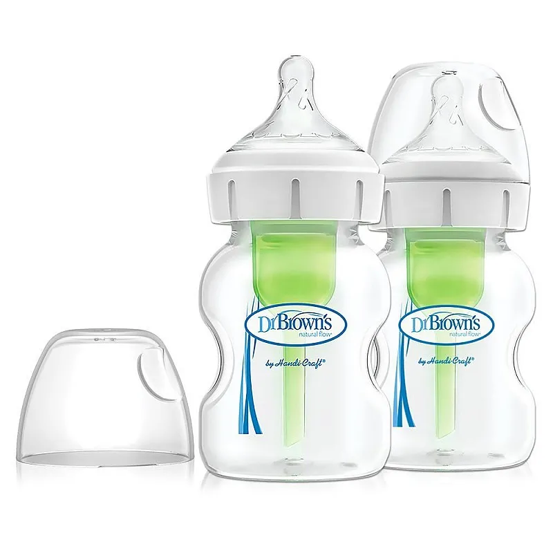 Шише Dr.Brown's Wide-Neck Options+ 2 бр. 150ml Шише Dr.Brown's Wide-Neck Options+ 2 бр. 150ml