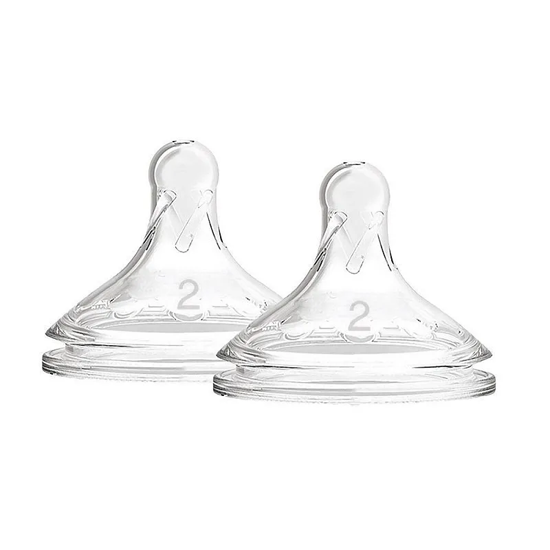 Биберони Dr.Brown's за шишета Wide-Neck Options+ 3м.+ 2бр.
