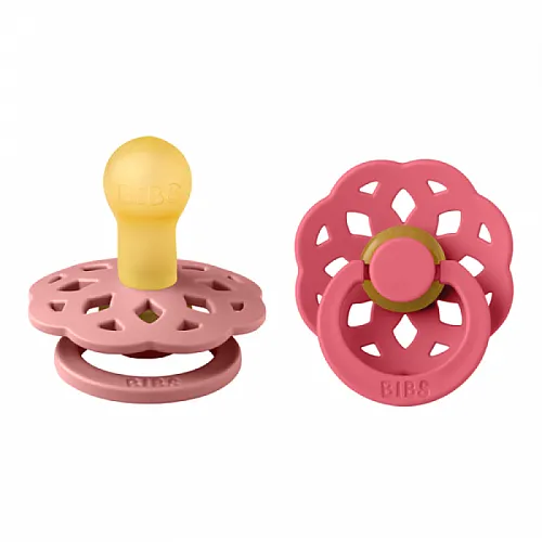 BIBS 2бр. Биберони BOHEME Dusty Pink/Coral, 0-6 месеца