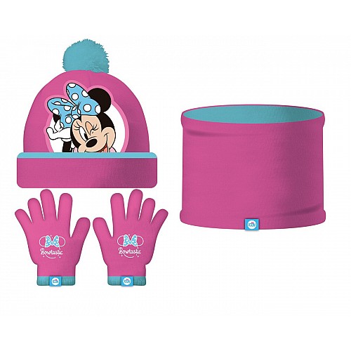 Arditex Комплект шапка, шал и ръкавици  Minnie