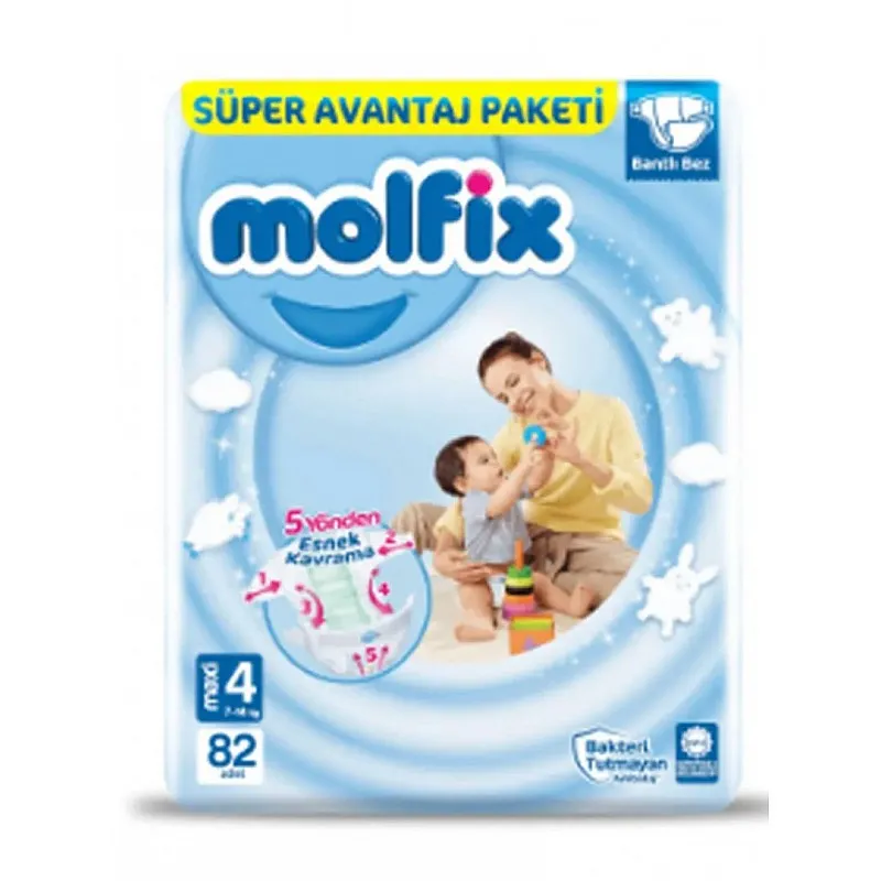 Molfix Jumbo Pack 4 Maxi 7-14кг - 82бр.