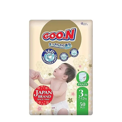 Еднократни пелени-гащички Goo.N Premium Soft 3 7-12кг 50бр.