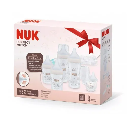 NUK Perfect Match Сет Perfect Start 8 части, Дъга
