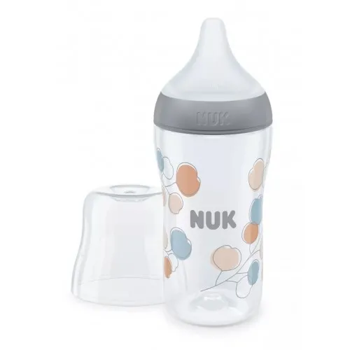 NUK Perfect Match Шише РР 260мл. със силиконов биберон за хранене M, 3+ мес. Клонче
