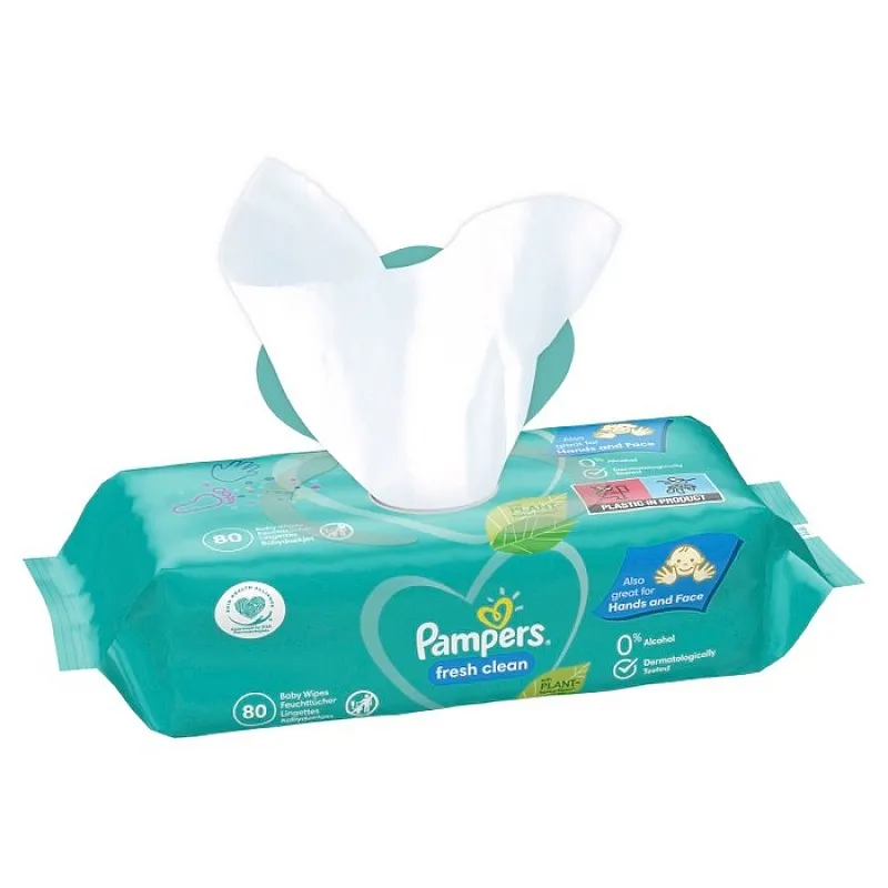 Pampers Мокри кърпички Fresh Clean 15x80бр. Pampers Мокри кърпички Fresh Clean 15x80бр.