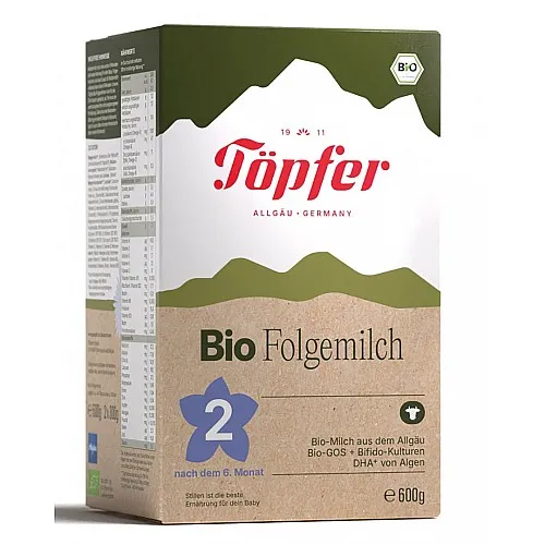 Topfer LACTANA 2  Преходно БИО мляко 6-10м. 600г