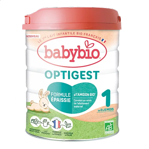 Babybio Optigest 1 Био Адаптирано мляко за новородени 0-6м. 800г Babybio Optigest 1 Био Адаптирано мляко за новородени 0-6м. 800г
