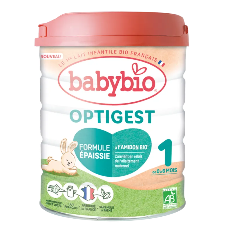 Babybio Optigest 1 Био Адаптирано мляко за новородени 0-6м. 800г Babybio Optigest 1 Био Адаптирано мляко за новородени 0-6м. 800г