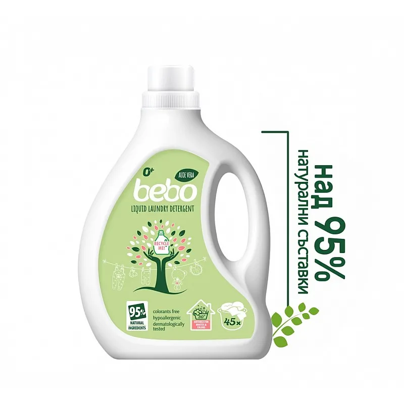 Бебо Еко Течен перилен препарат с алое вера 1,8л