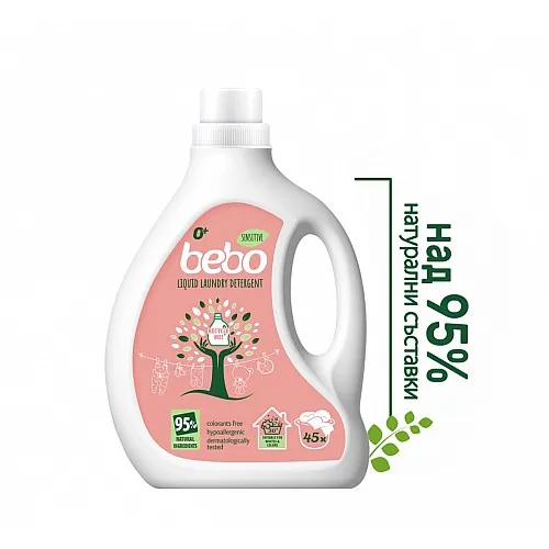 Бебо Еко Течен перилен препарат с деликатен аромат 1,8л Бебо Еко Течен перилен препарат с деликатен аромат 1,8л