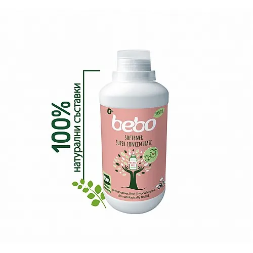 Бебо Еко Омекотител супер концентрат с деликатен аромат 1000мл Бебо Еко Омекотител супер концентрат с деликатен аромат 1000мл