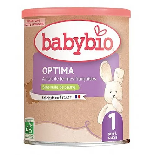 Babybio Био Адаптирано мляко за новородени ,,OPTIMA 1'' 0-6м. 400г