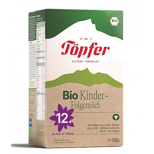TOPFER LACTANA BIO KINDER Преходно БИО мляко 12м+  500г