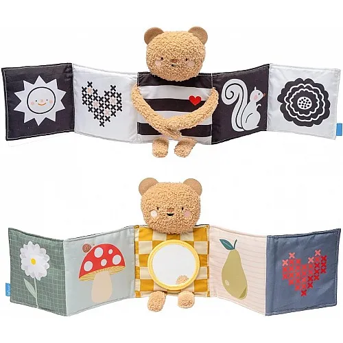 Бебешка мека книжка с огледало, Taf Toys, Мече