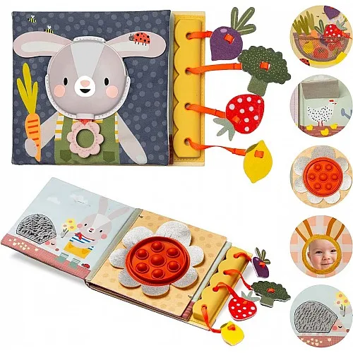 Бебешка мека книжка с активности, Taf Toys, Моята първа градина