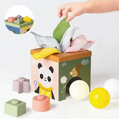 Образователна играчка, Taf Toys, Мултисензорен куб с активности