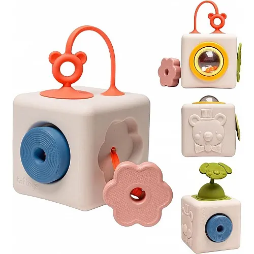 Бебешка играчка, Taf Toys, Силиконов куб с активности