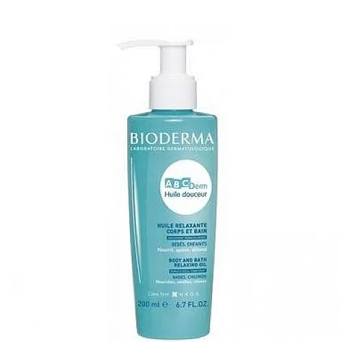 Bioderma ABCDerm Масажно олио за бебета и деца 200мл