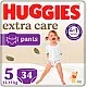 HUGGIES ELIT SOFT Памперс гащи за еднократна употреба 5 12-17кг 34бр.