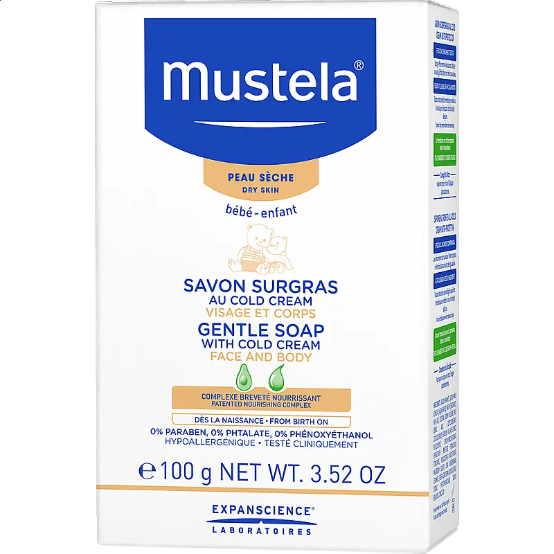 MUSTELA Сапун с подхранващ колд крем 100гр.