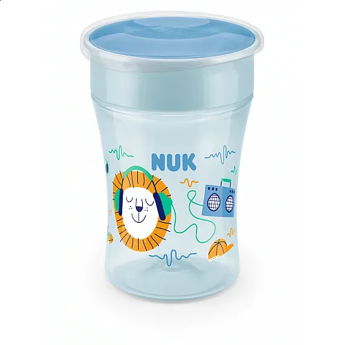 NUK Чаша Magic Cup 230мл 8+ синя
