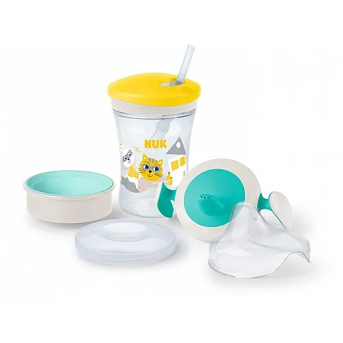 NUK СЕТ Evolution Cups All-in-one - Бял
