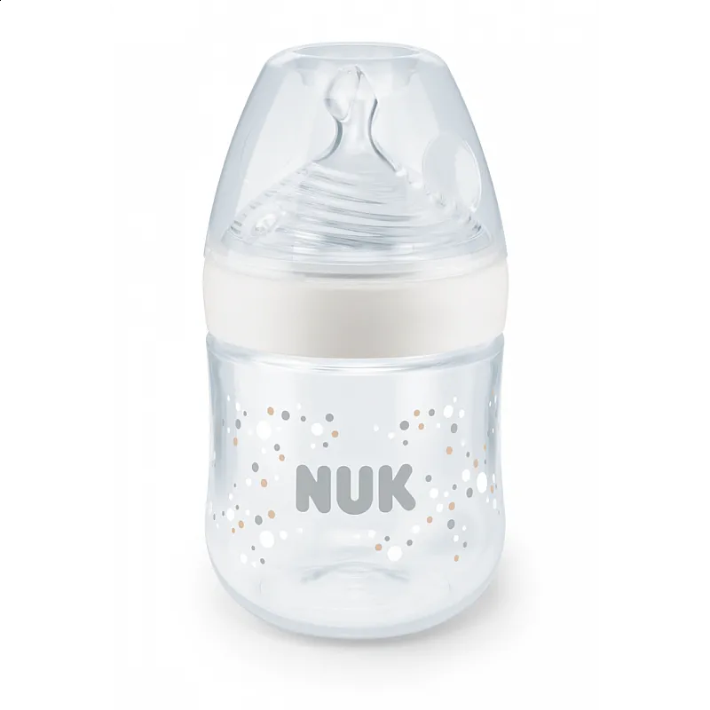 NUK NATURE SENSE Temperature Control шише РР 150мл. силиконов биберон р-р S - микс