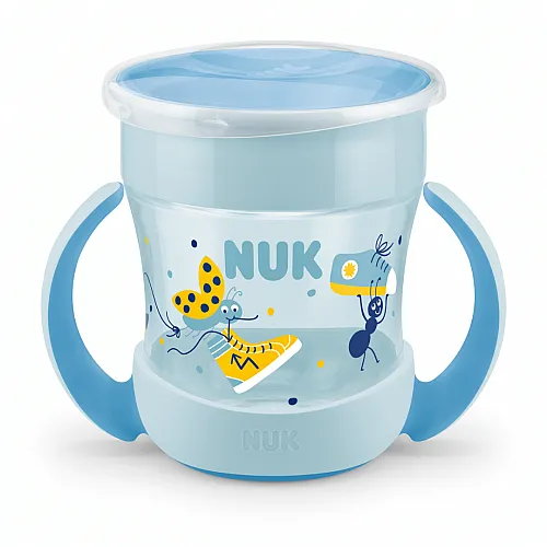 NUK Магическа чаша Magic Cup 6м. 160мл - синя