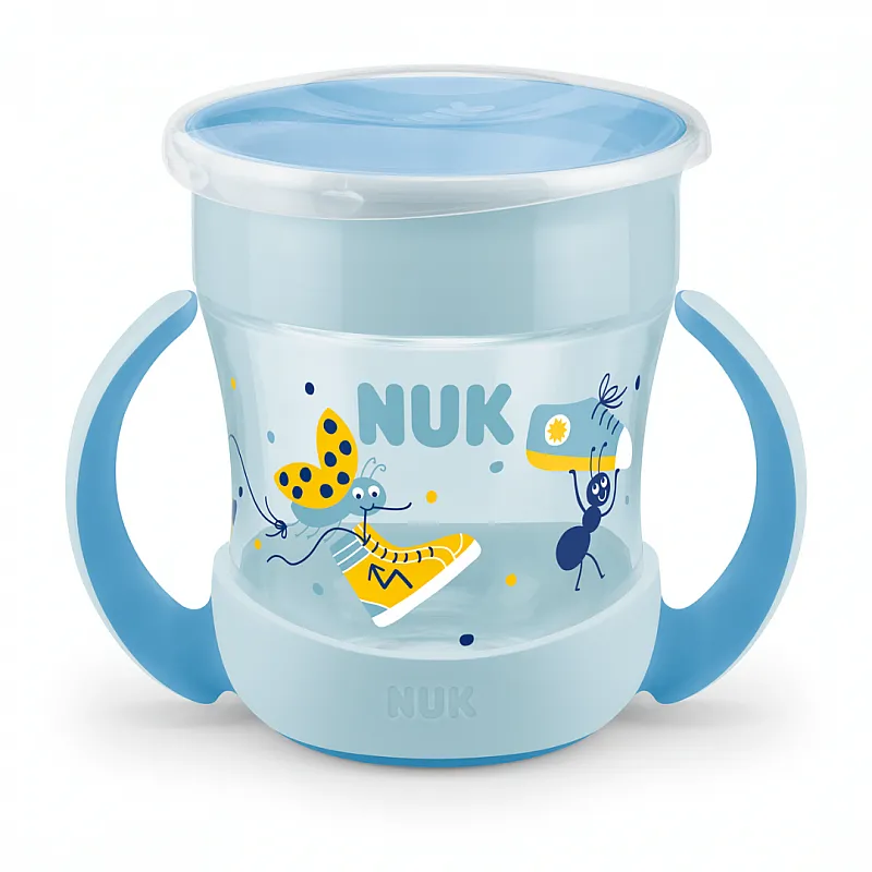 NUK Магическа чаша Magic Cup 6м. 160мл - синя