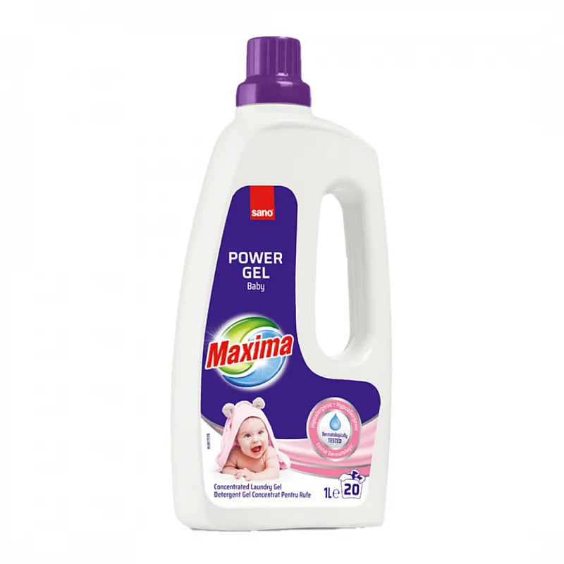 SANO MAXIMA BABY Гел за пране бебешки 1л. 20 пранета