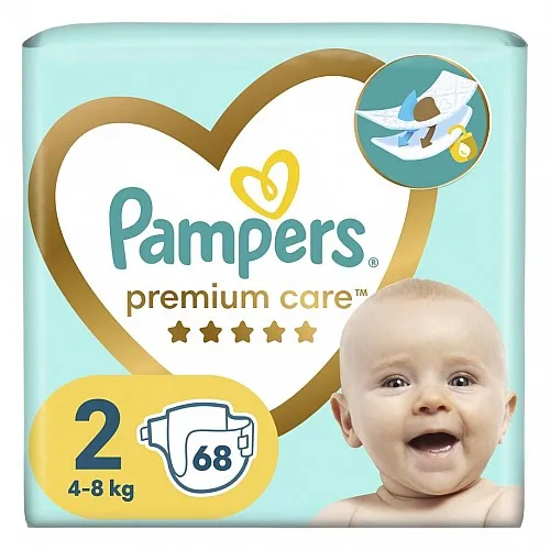 Pampers Premium Care 2 Mini 4-8 кг  - 68бр.