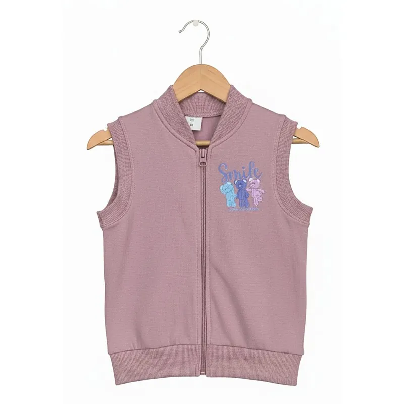 SEVTEX Ватиран памучен елек за момиче 6-2250