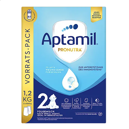 APTAMIL 2 Преходно мляко за кърмачета 6-12м. 1200г