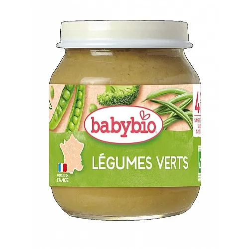 Babybio БИО Пюре Зелени зеленчуци 4м. 130г