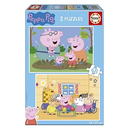 Educa Пъзел Peppa Pig 2х48 части