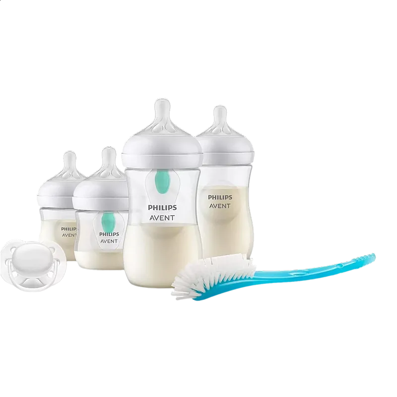 AVENT Електрически стерилизатор Advanced + Комплект шишета за новородено Natural Response с клапа AirFree