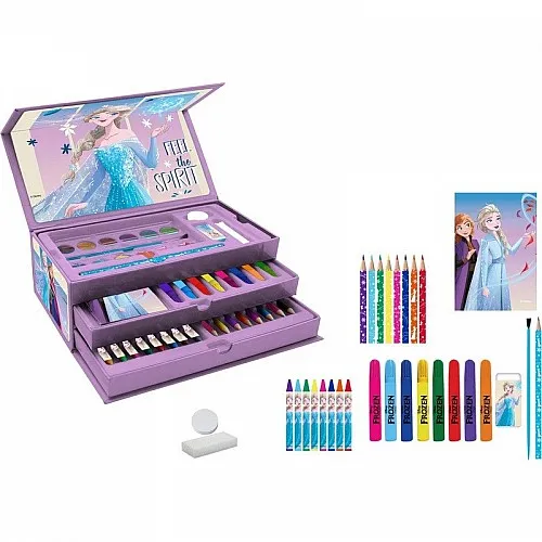 Триетажно куфарче за рисуване Frozen