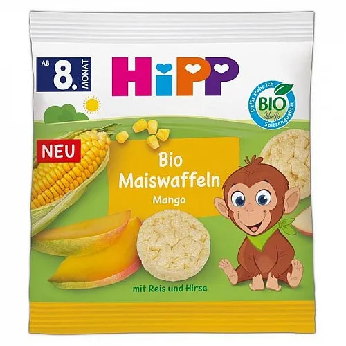 HiPP БИО Царевични бисквити с манго 8м. 23г