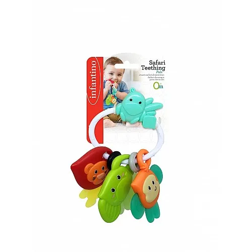 Infantino Бебешка гризалка Сафари
