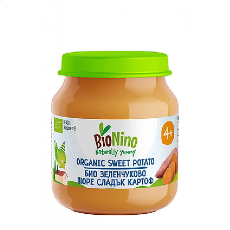 BioNino БИО Пюре Сладък картоф 4м. 120г