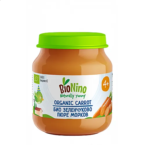 BioNino БИО Пюре Морков 4м. 120г