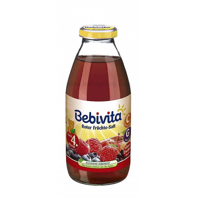 BEBIVITA Сок от червени плодове 4м. 200ml BEBIVITA Сок от червени плодове 4м. 200ml